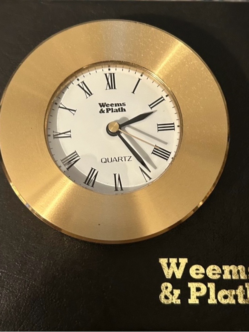 Weems & Plath Brass Chart clock weight New in Box